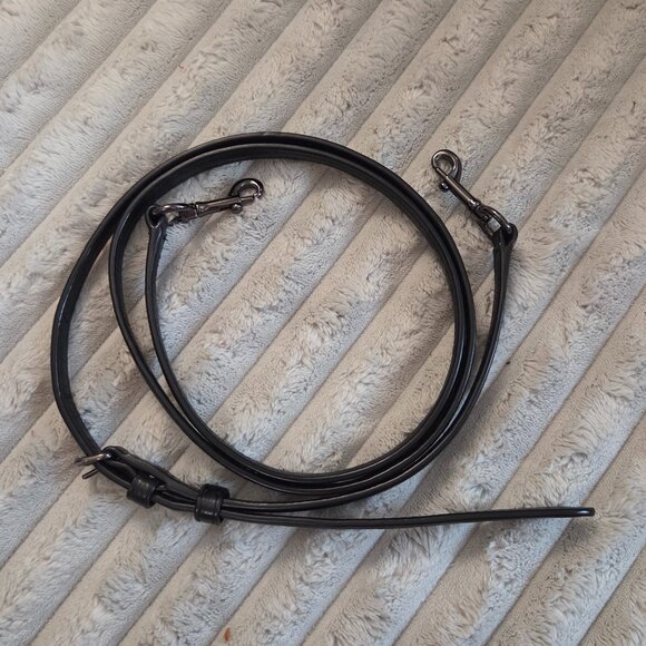 Coach Black Leather Studded Mercer 24 Satchel - Picture 5 of 12